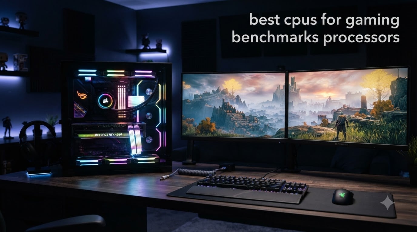 best cpus for gaming benchmarks processors