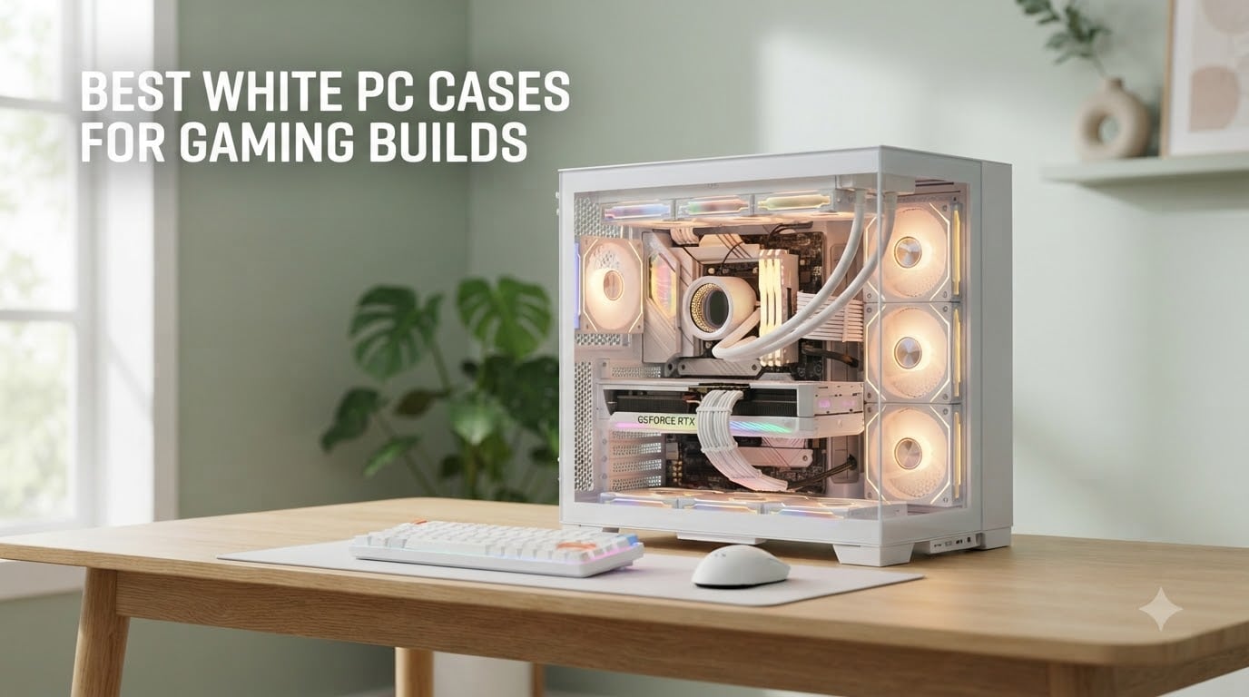 best white pc cases for gaming builds
