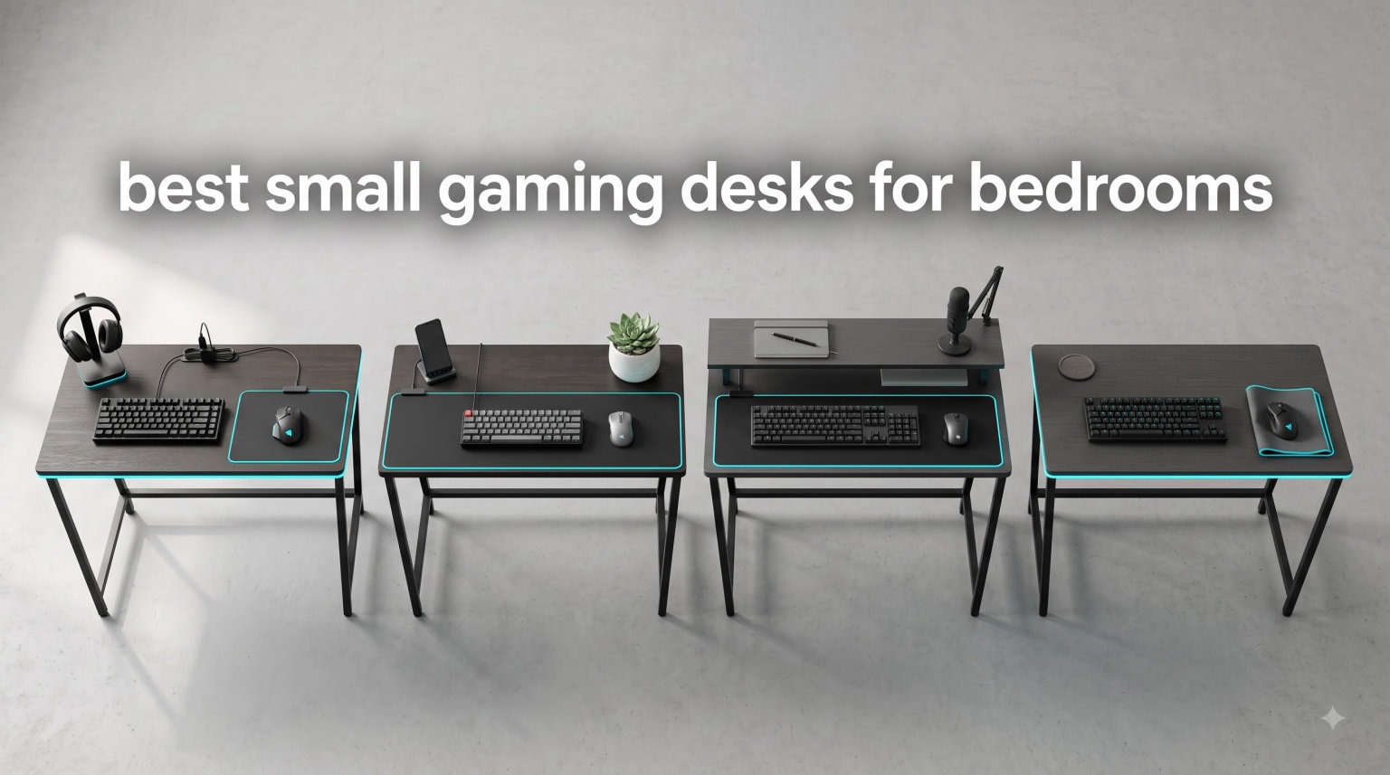 best small gaming desks for bedrooms