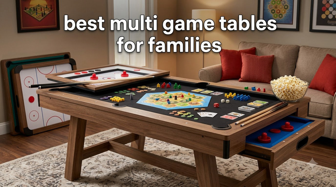 best multi game tables for families