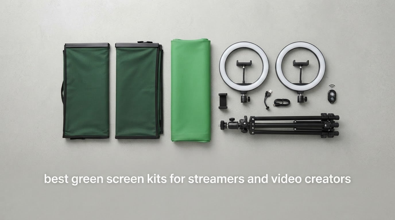 best green screen kits for streamers and video creators