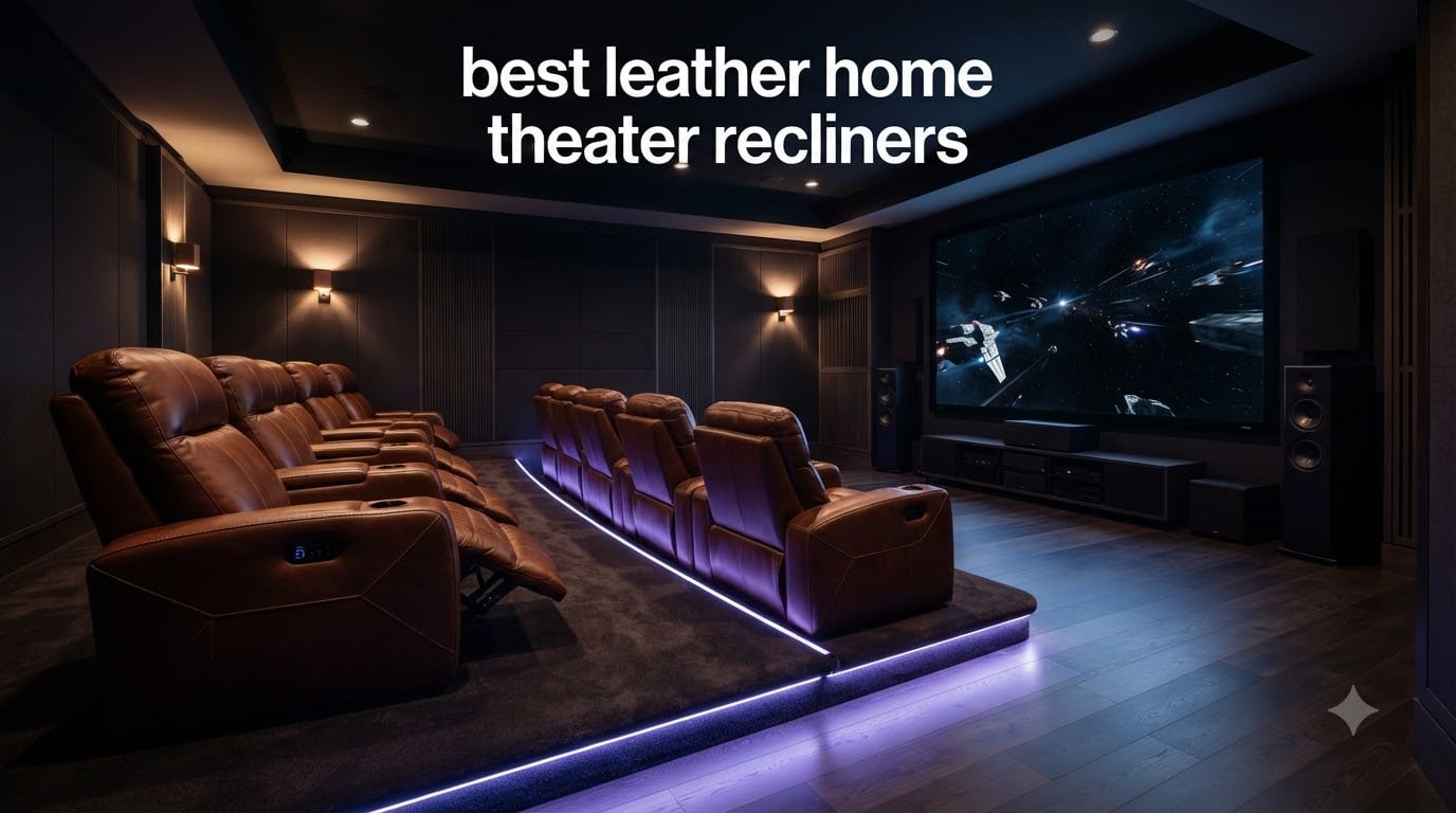 best leather home theater recliners