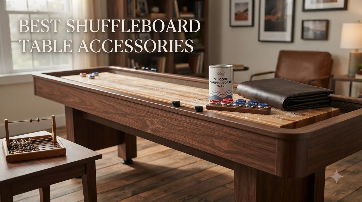 best shuffleboard table accessories