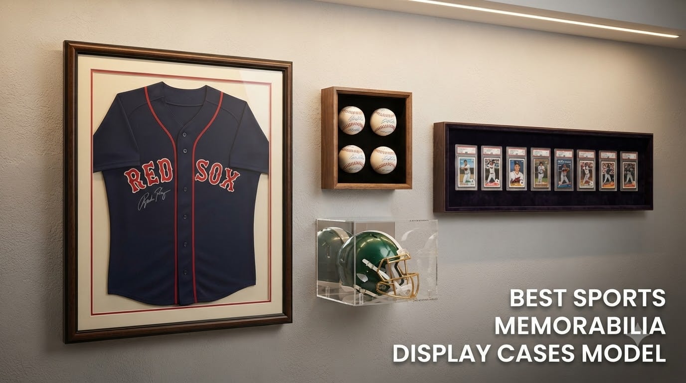 best sports memorabilia display cases model