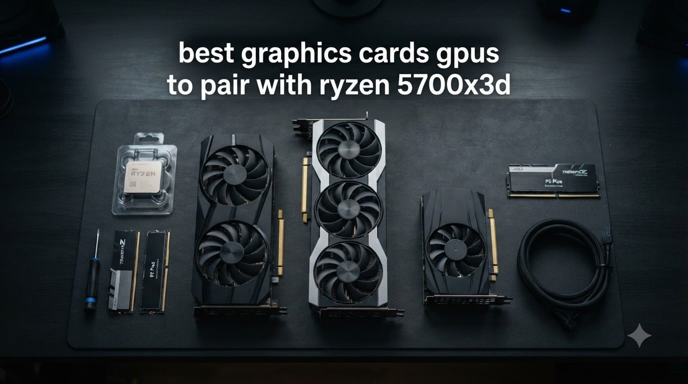 best graphics cards gpus to pair with ryzen 5700x3d