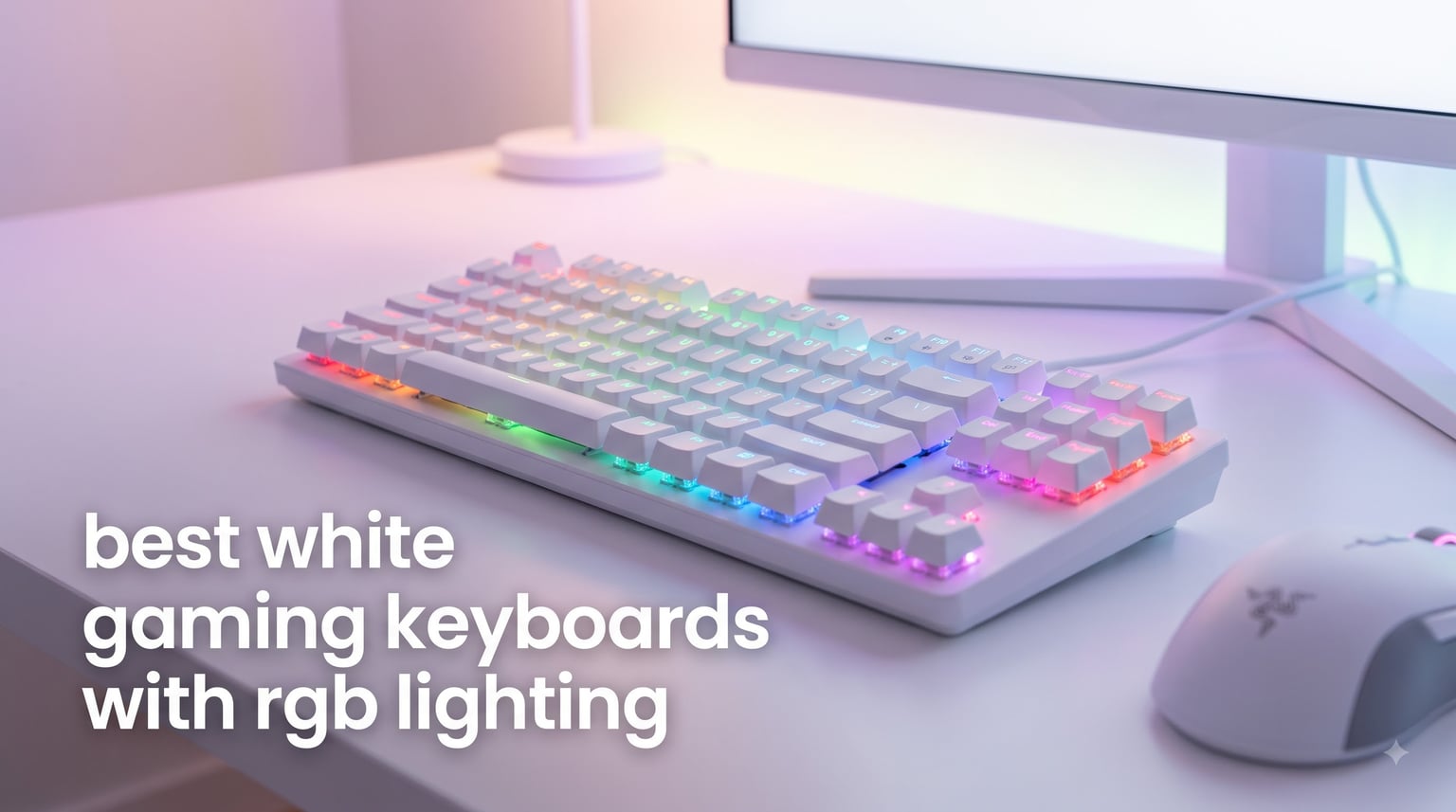 best white gaming keyboards with rgb lighting