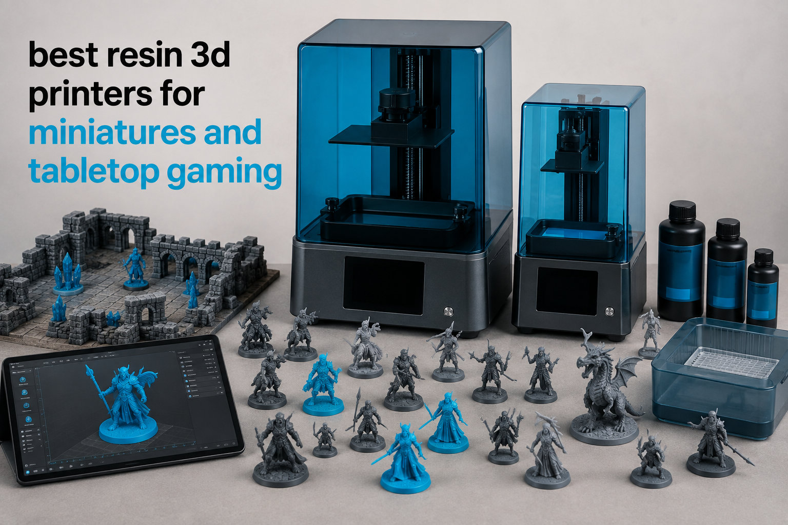 best resin 3d printers for miniatures and tabletop gaming