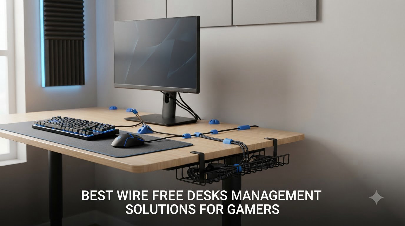 best wire free desks management solutions for gamers