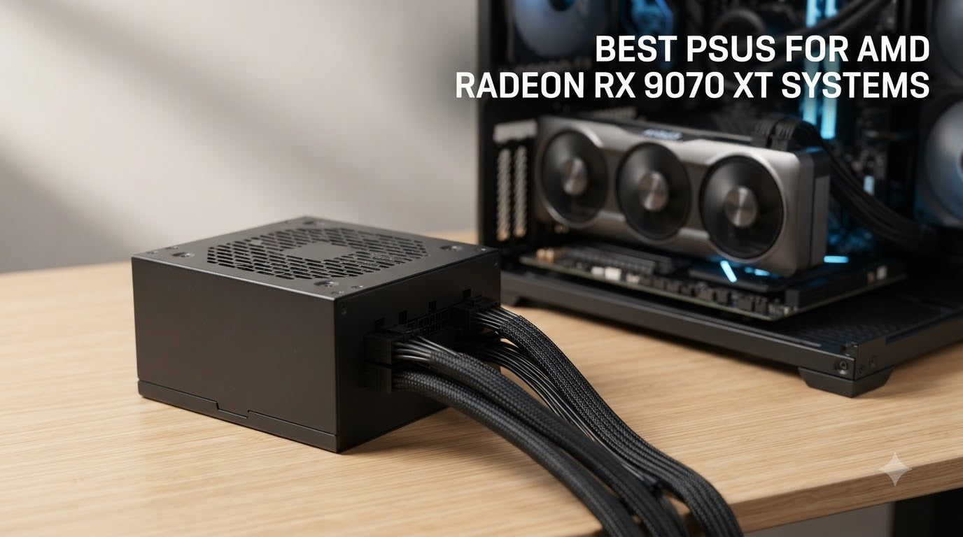 best psus for amd radeon rx 9070 xt systems