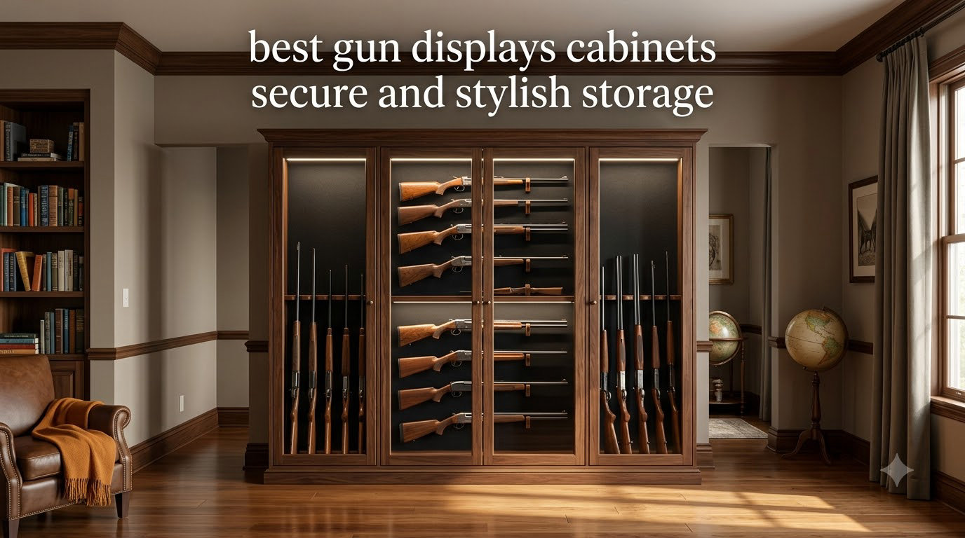 best gun displays cabinets secure and stylish storage