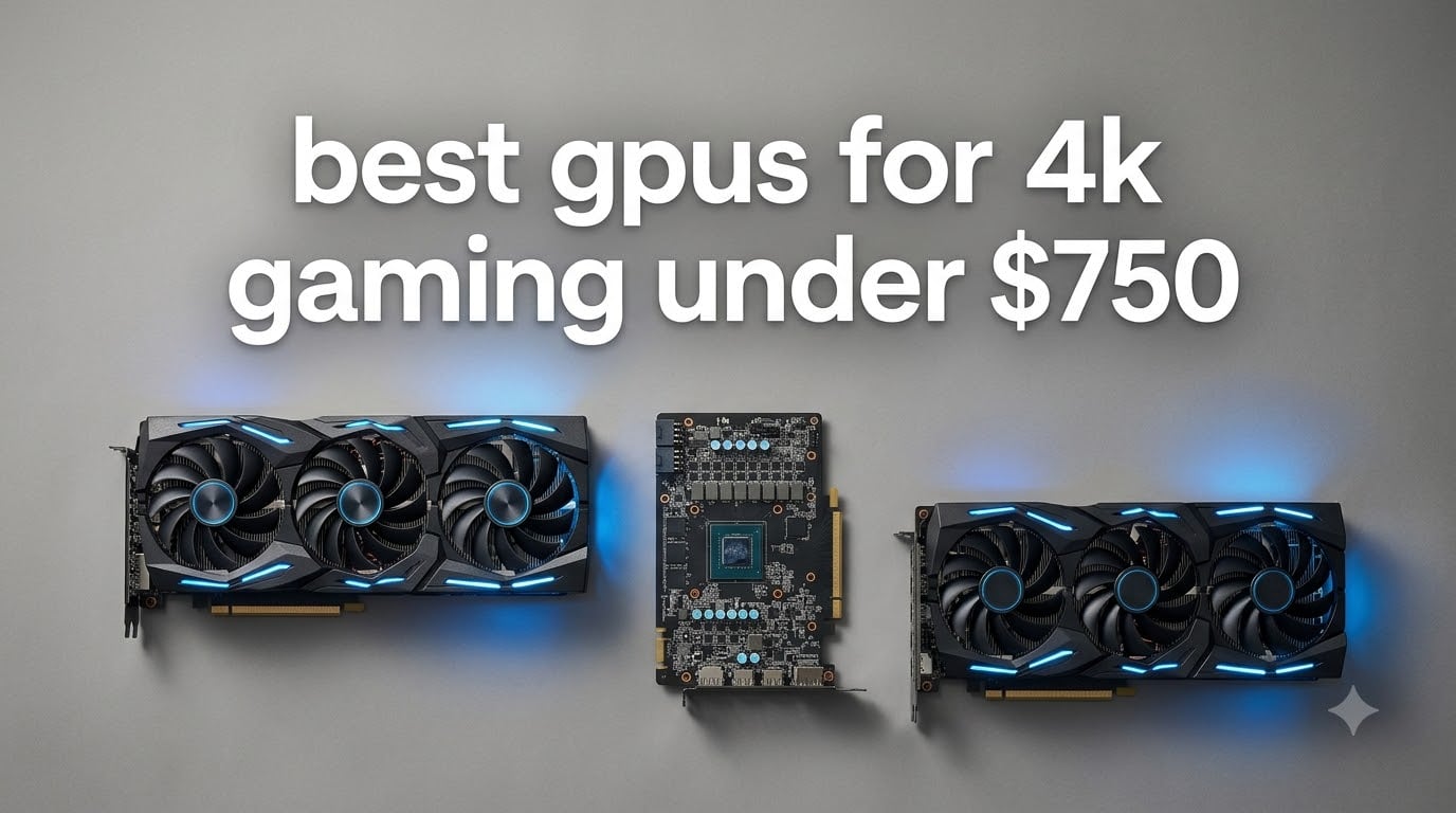 best gpus for 4k gaming under $750