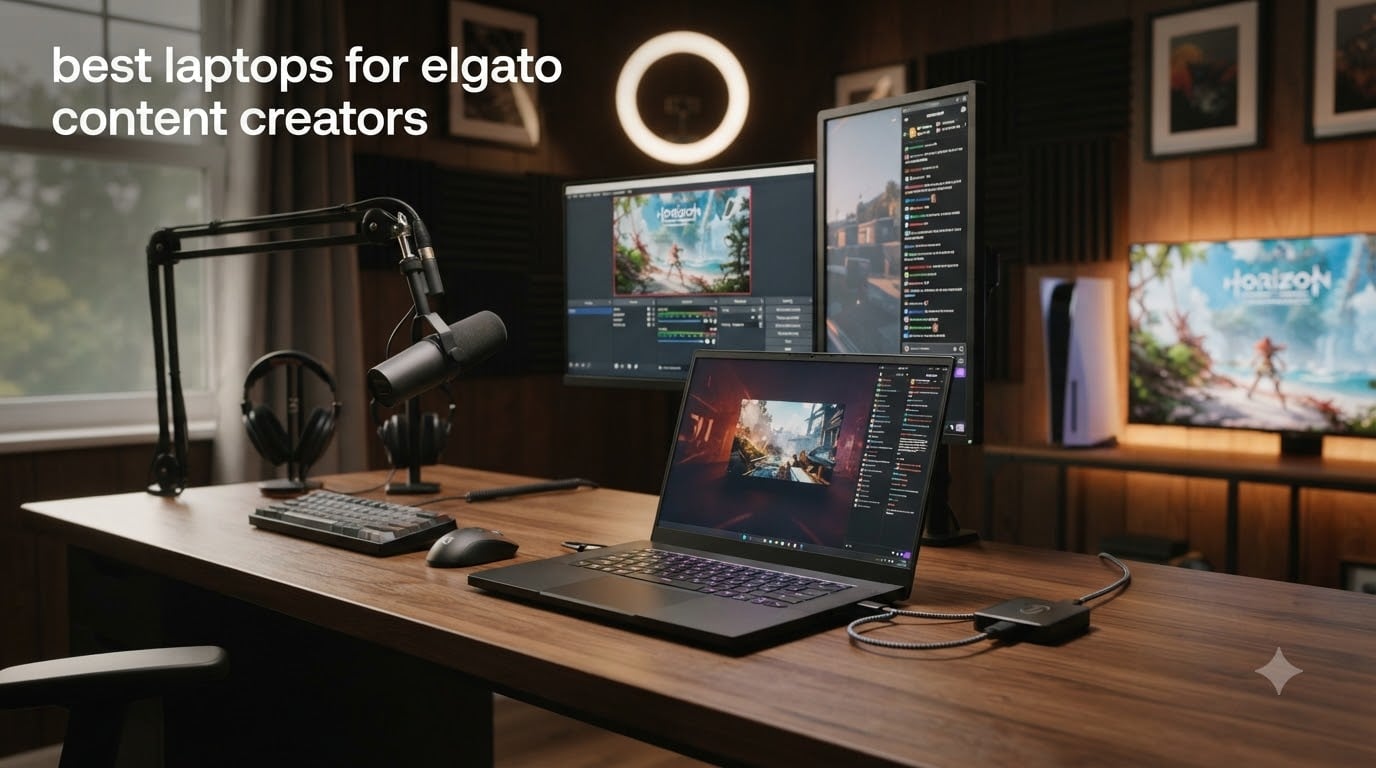best laptops for elgato content creators