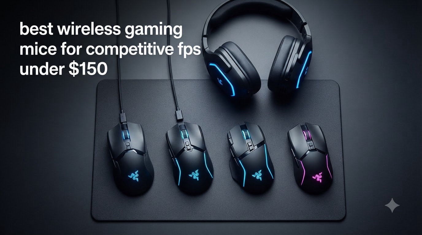 best wireless gaming mice for competitive fps under $150