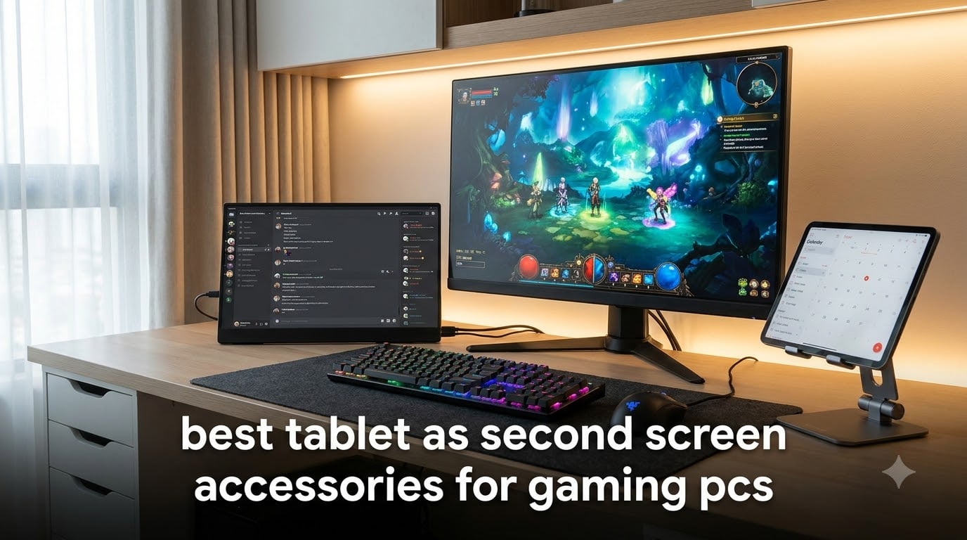best tablet as second screen accessories for gaming pcs