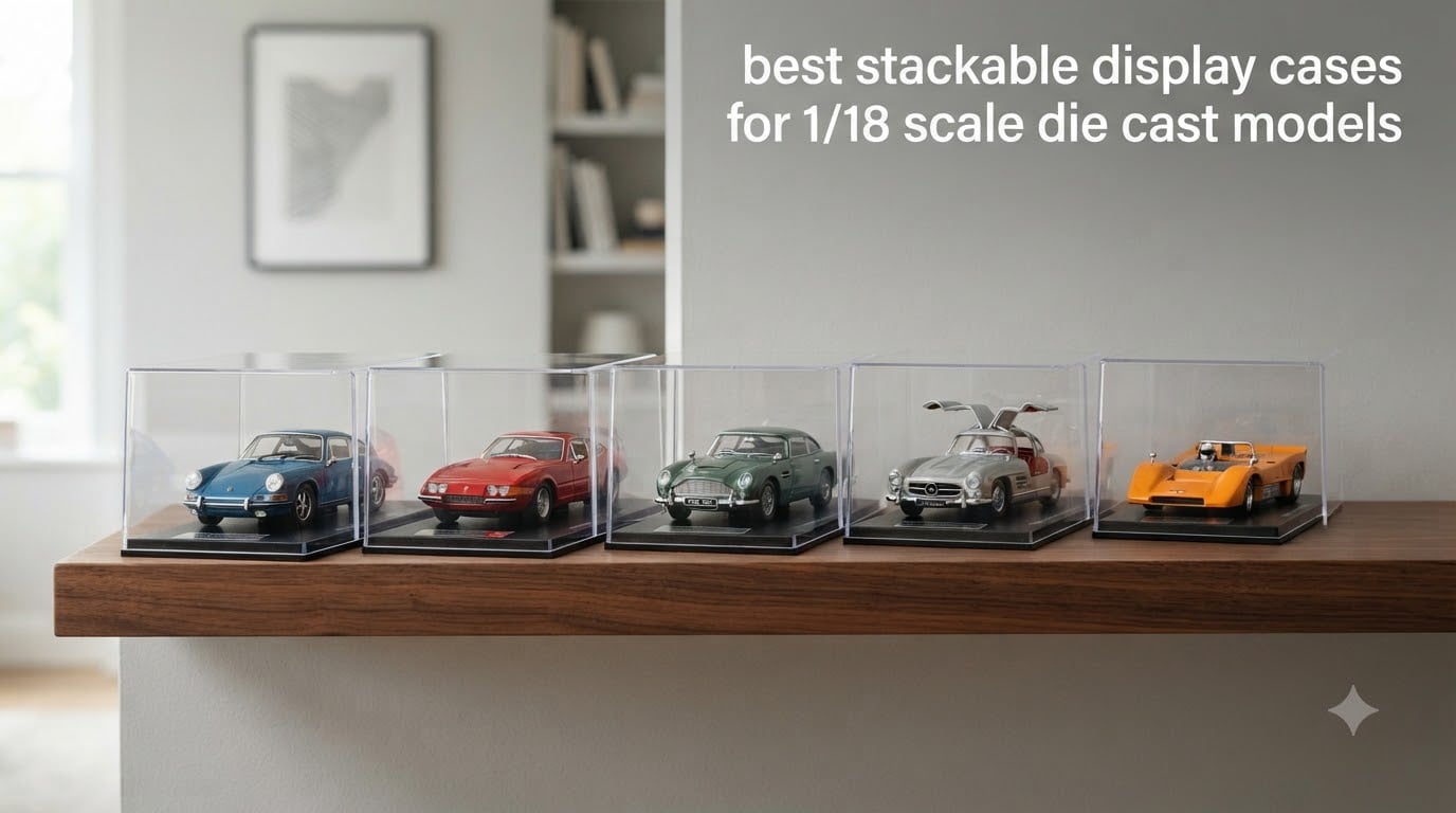 best stackable display cases for 1/18 scale die cast models