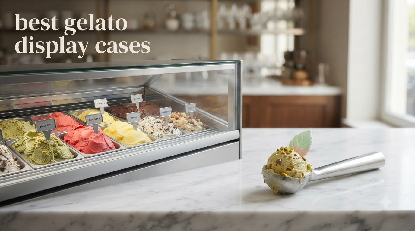 best gelato display cases