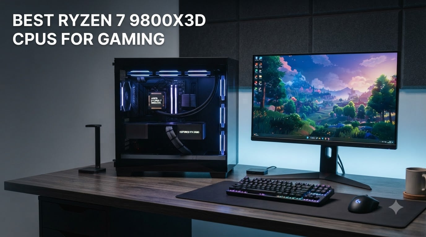 best ryzen 7 9800x3d cpus for gaming