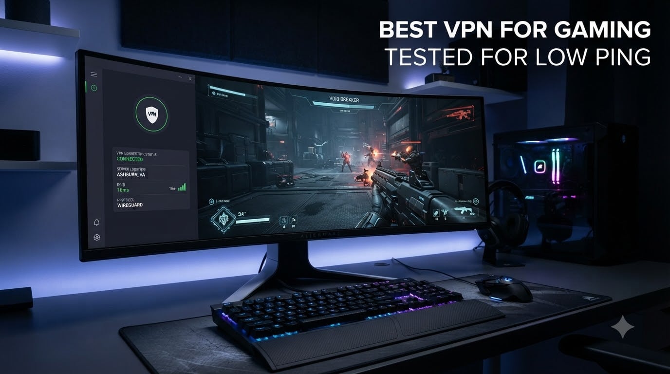best vpn for gaming tested for low ping