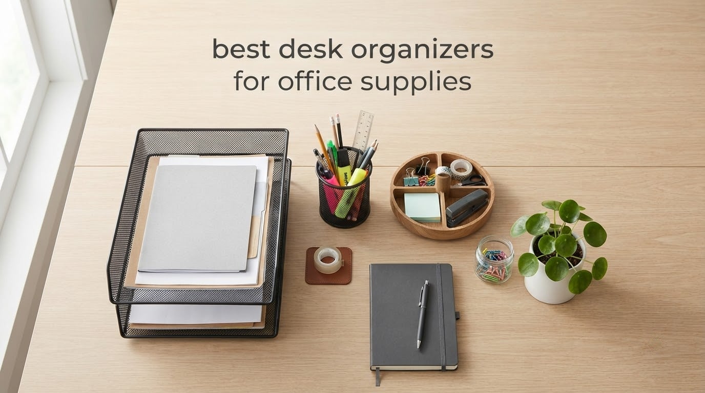 best desk organizers for office supplies