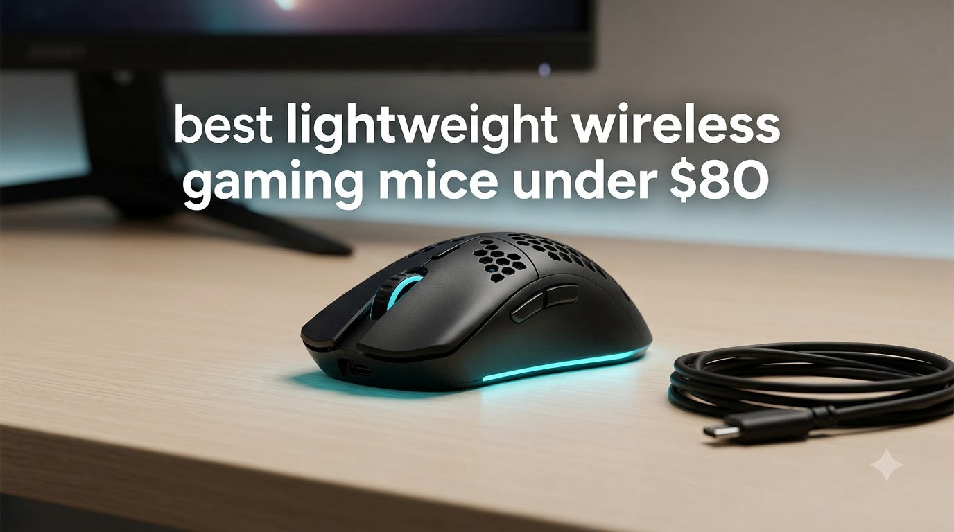 best lightweight wireless gaming mice under $80