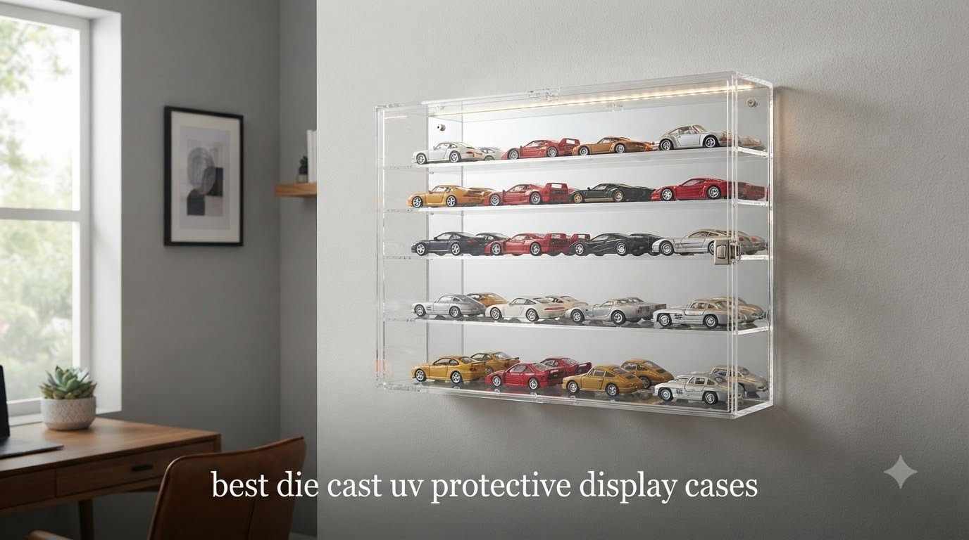 best die cast uv protective display cases