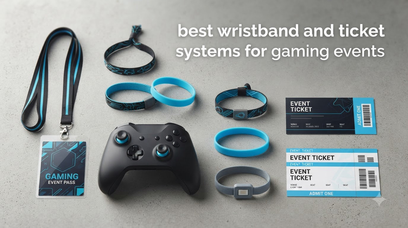 best wristband and ticket systems for gaming events