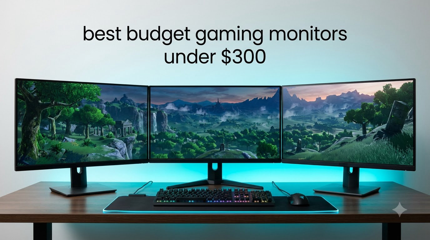 best budget gaming monitors under $300