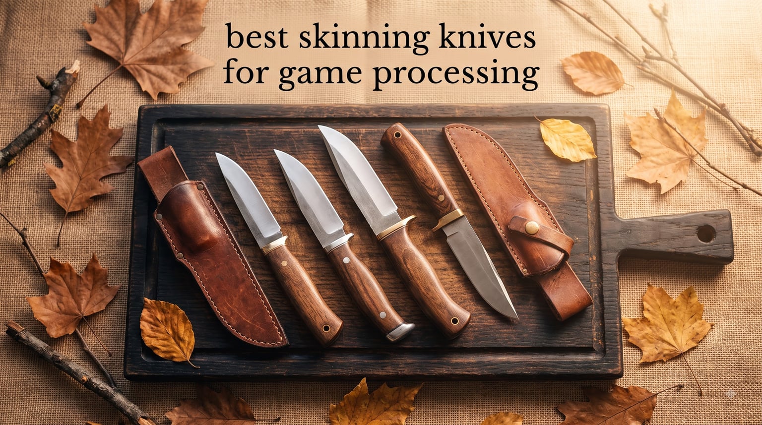 best skinning knives for game processing