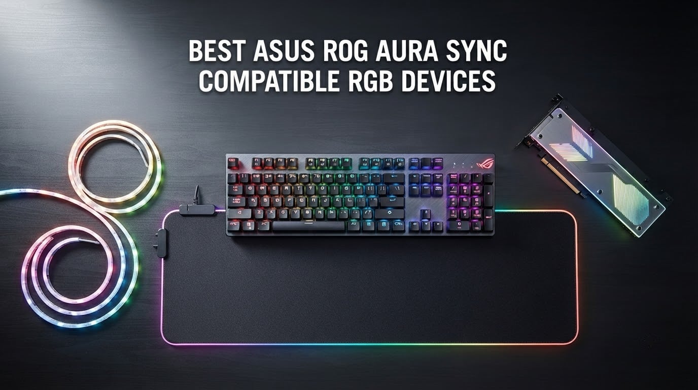 best asus rog aura sync compatible rgb devices