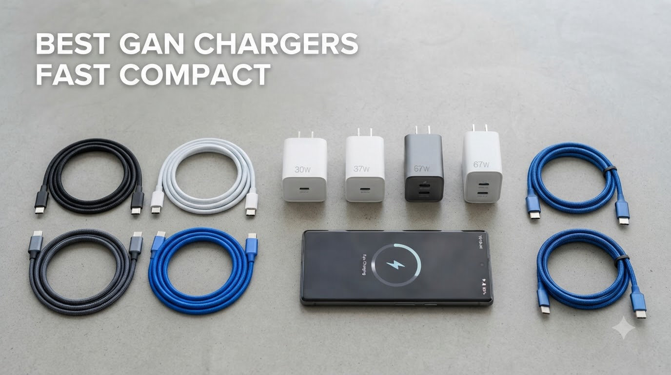best gan chargers fast compact