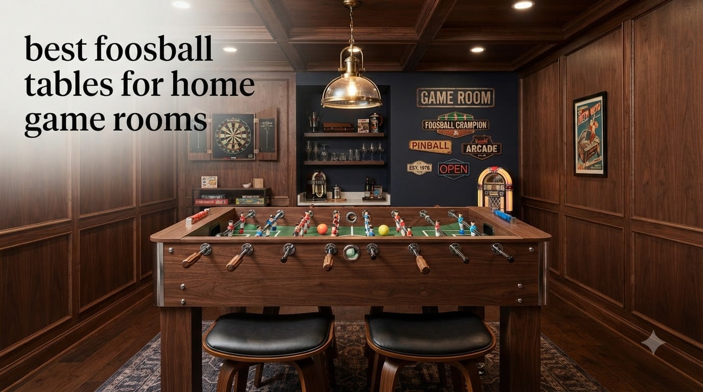 best foosball tables for home game rooms