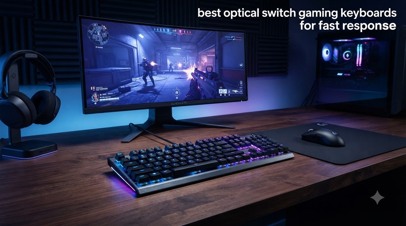 best optical switch gaming keyboards for fast response