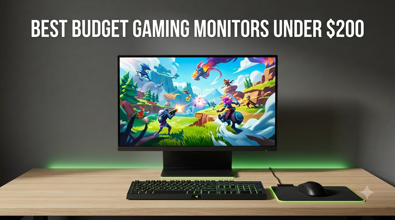 best budget gaming monitors under $200