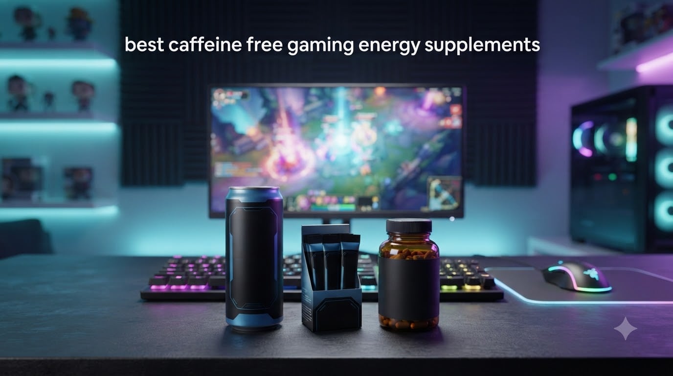 best caffeine free gaming energy supplements