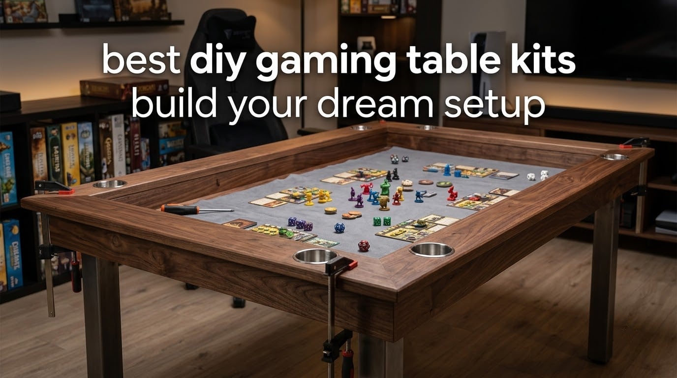 best diy gaming table kits build your dream setup