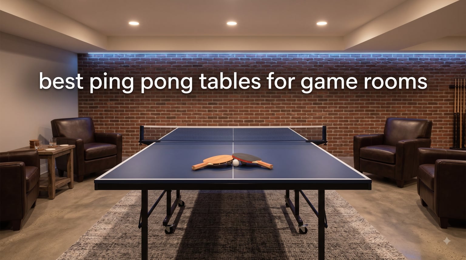 best ping pong tables for game rooms