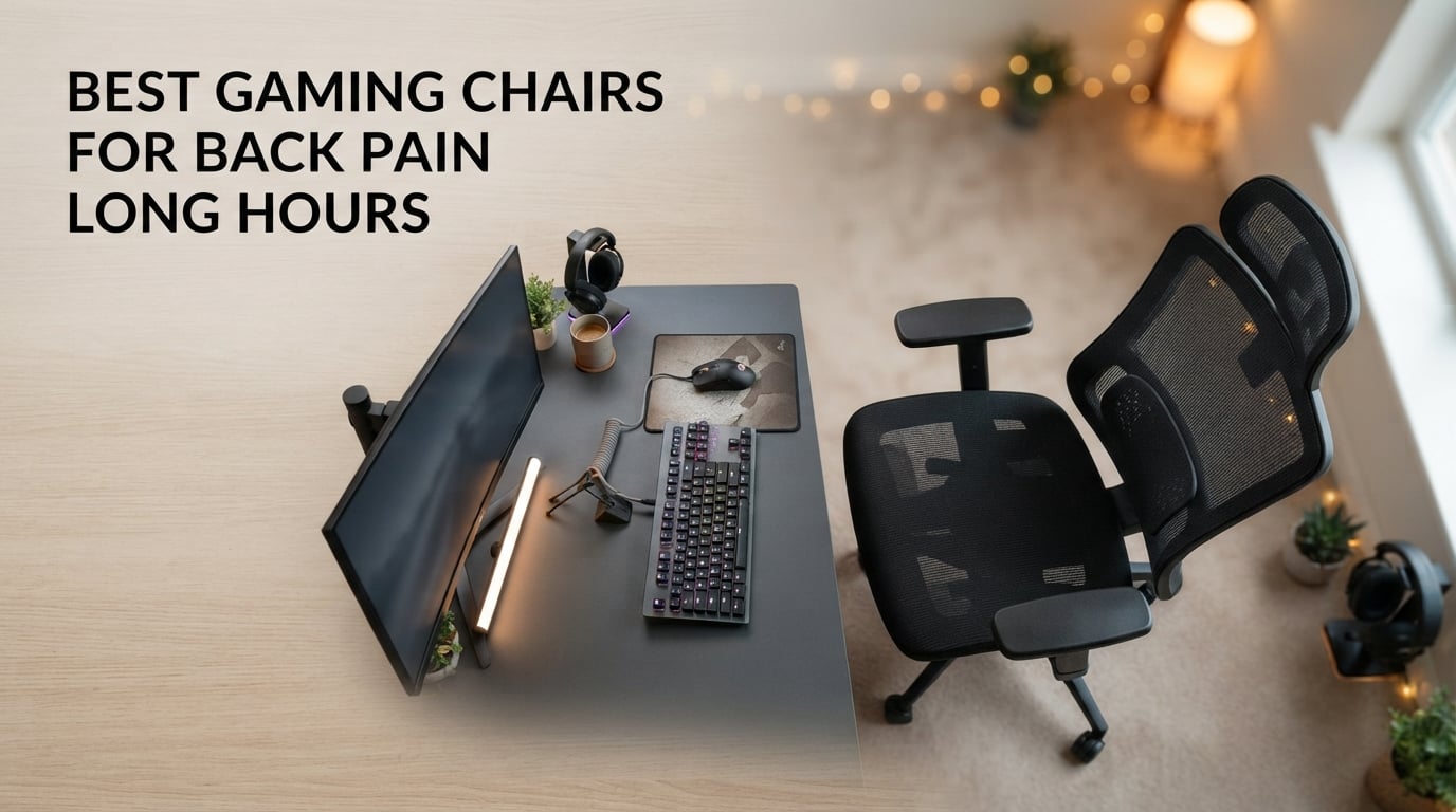 best gaming chairs for back pain long hours
