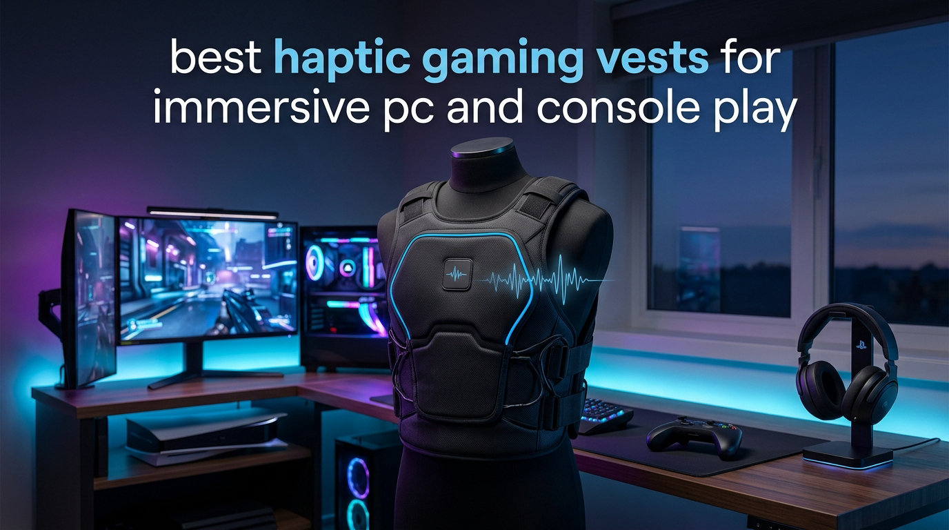 best haptic gaming vests for immersive pc and console play