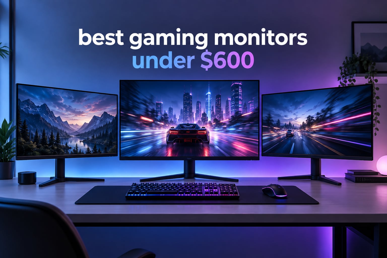 best gaming monitors under $600