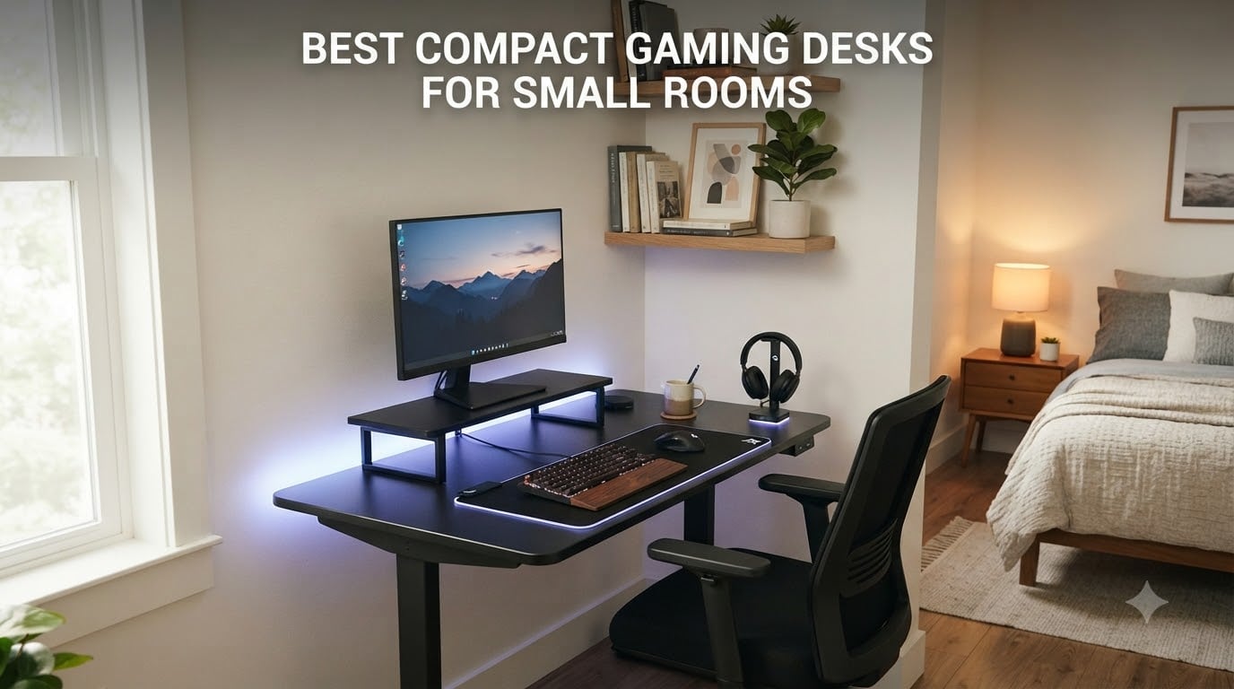 best compact gaming desks for small rooms