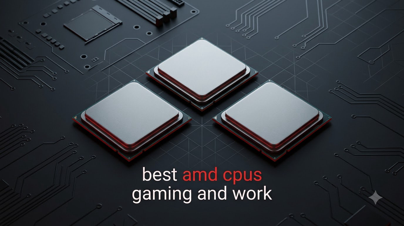 best amd cpus gaming and work