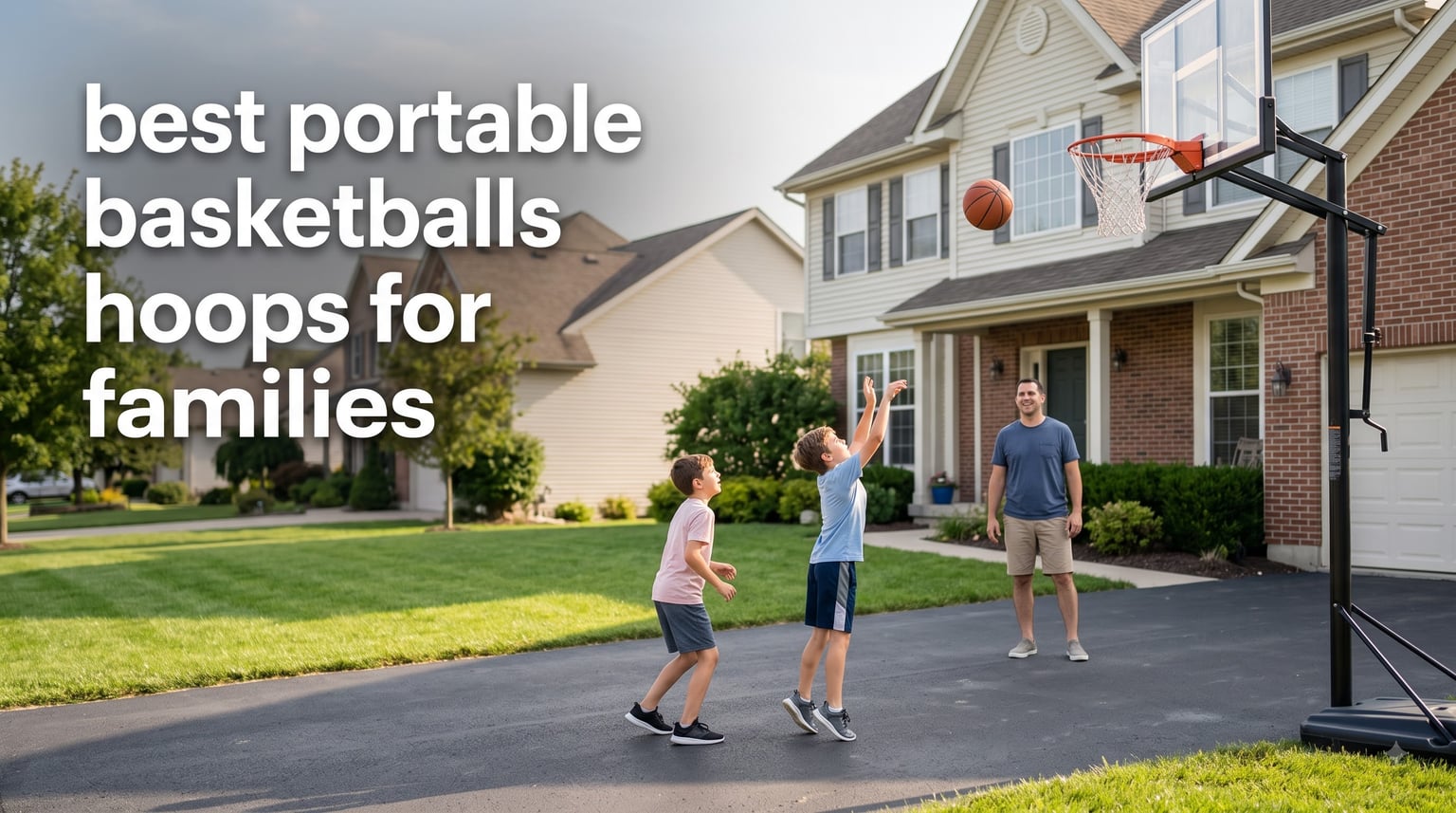 best portable basketballs hoops for families