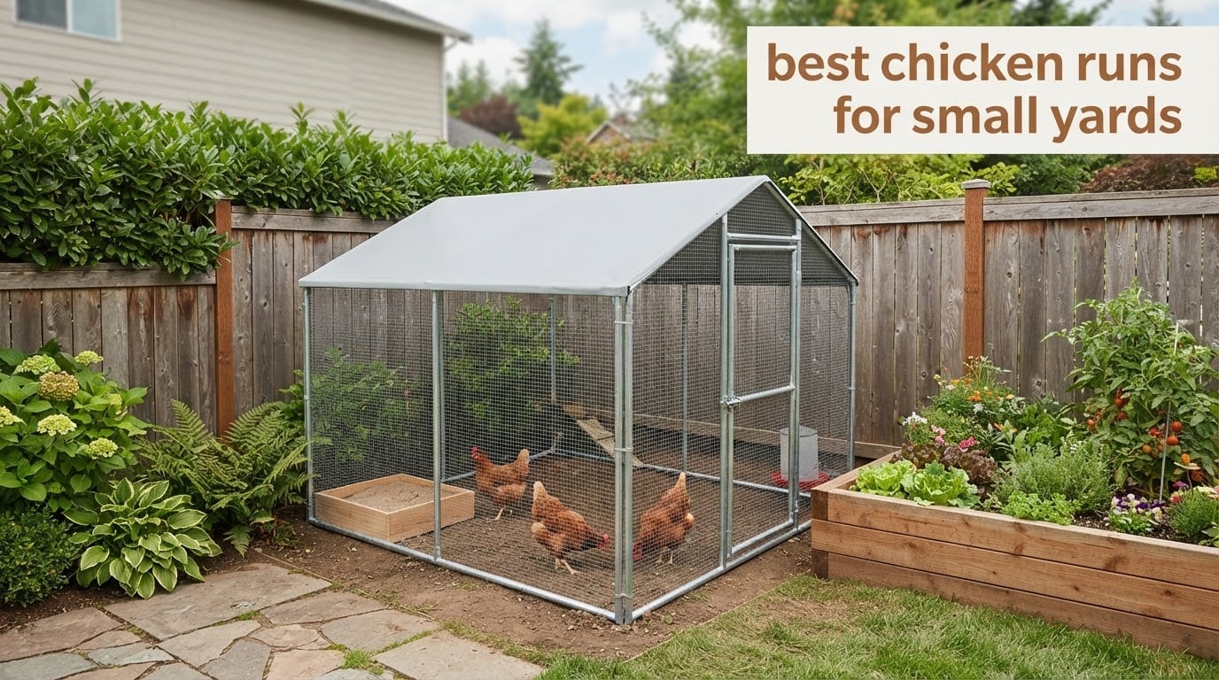 best chicken runs for small yards
