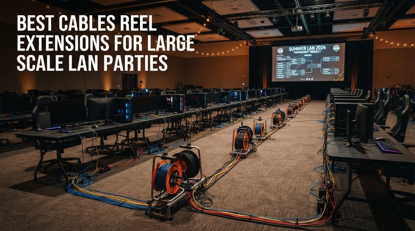 best cables reel extensions for large scale lan parties