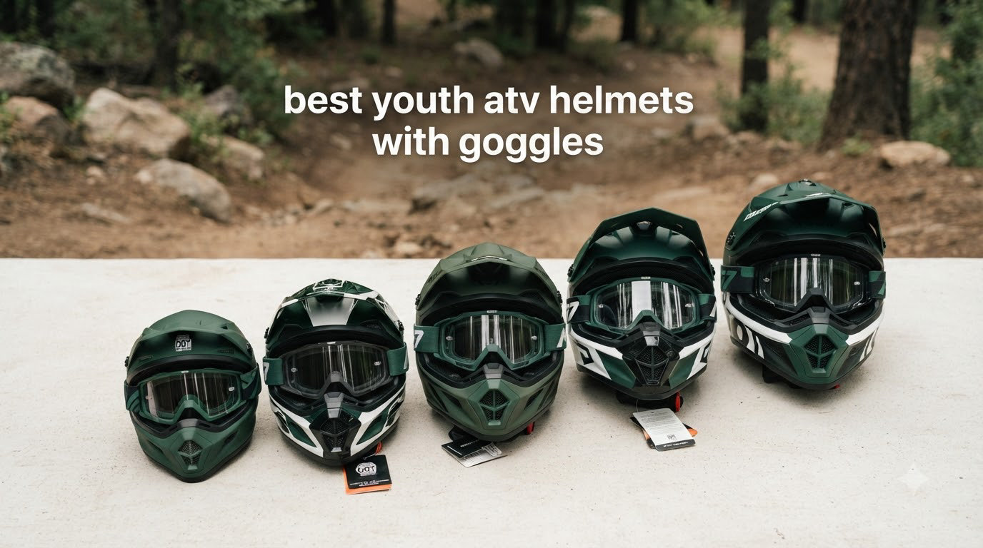 best youth atv helmets with goggles