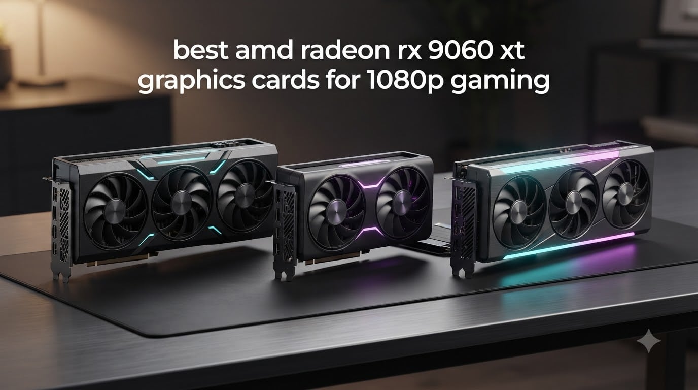 best amd radeon rx 9060 xt graphics cards for 1080p gaming