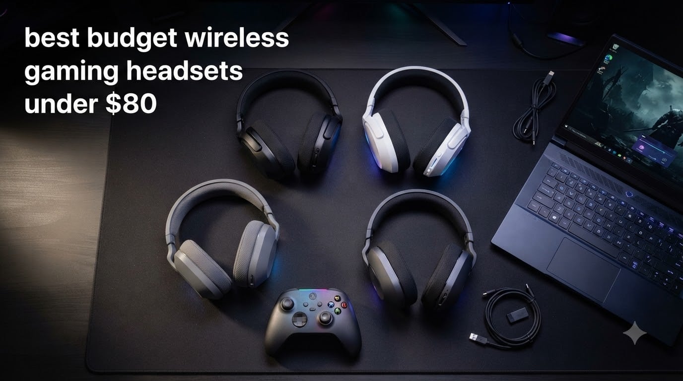 best budget wireless gaming headsets under $80