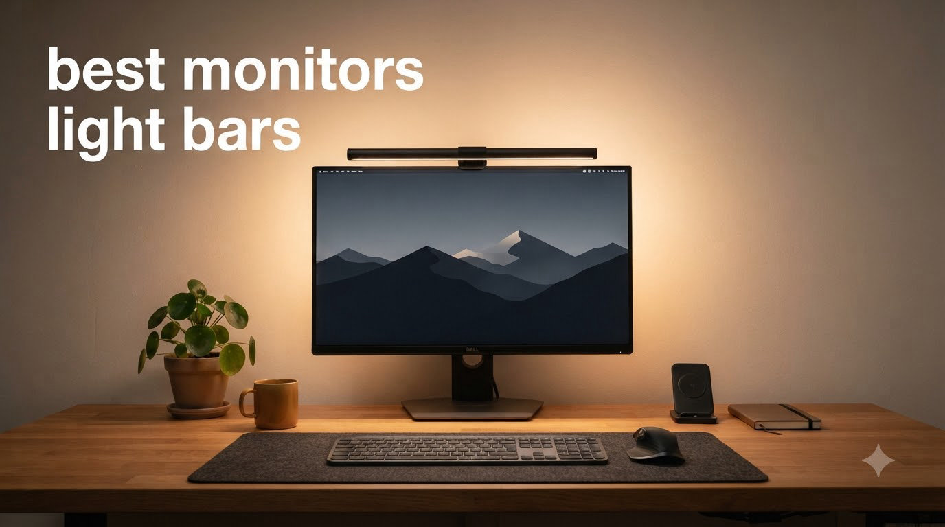 best monitors light bars