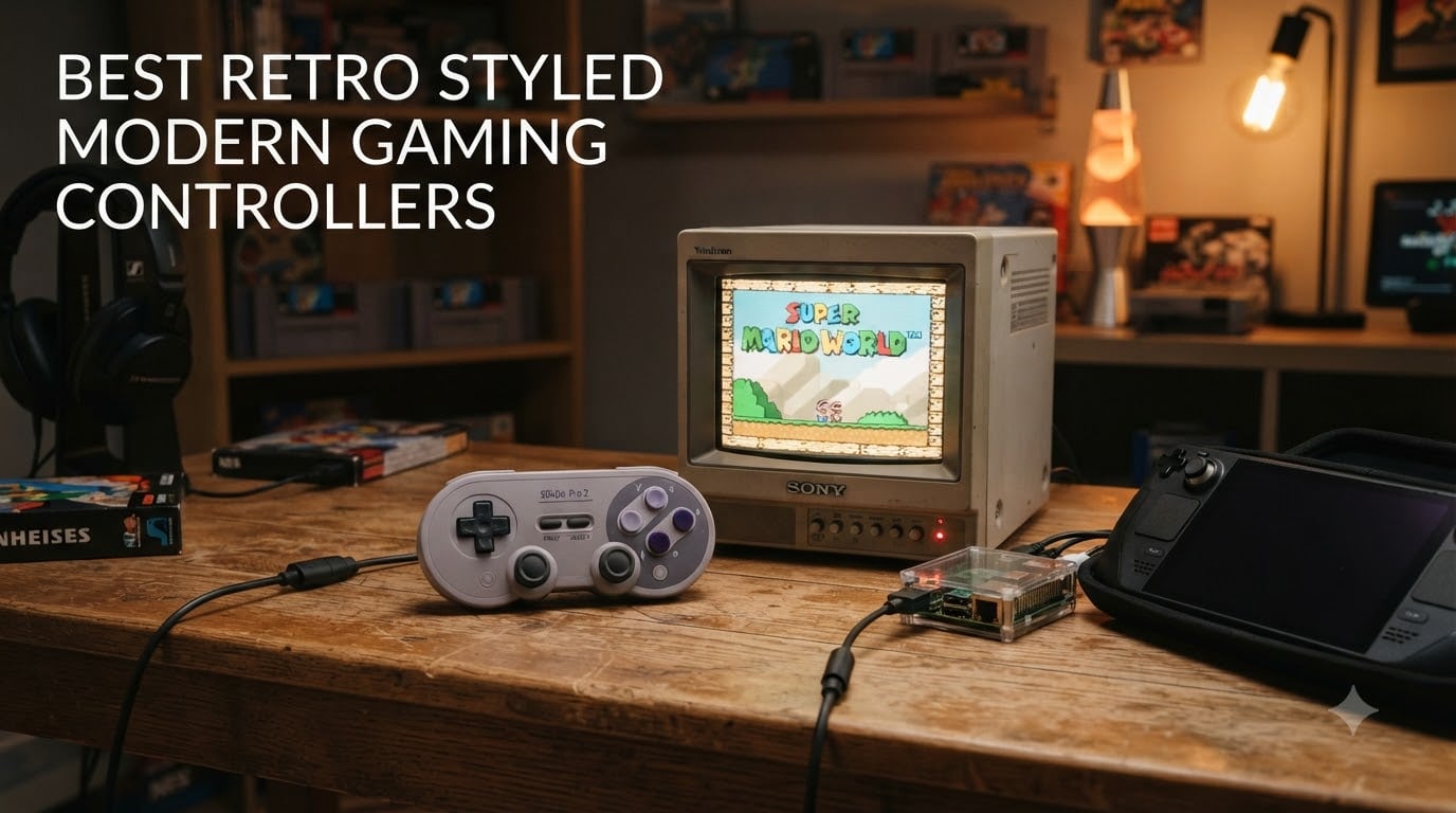 best retro styled modern gaming controllers