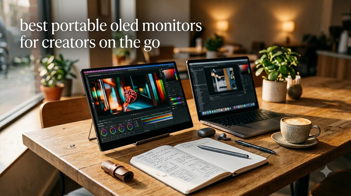best portable oled monitors for creators on the go